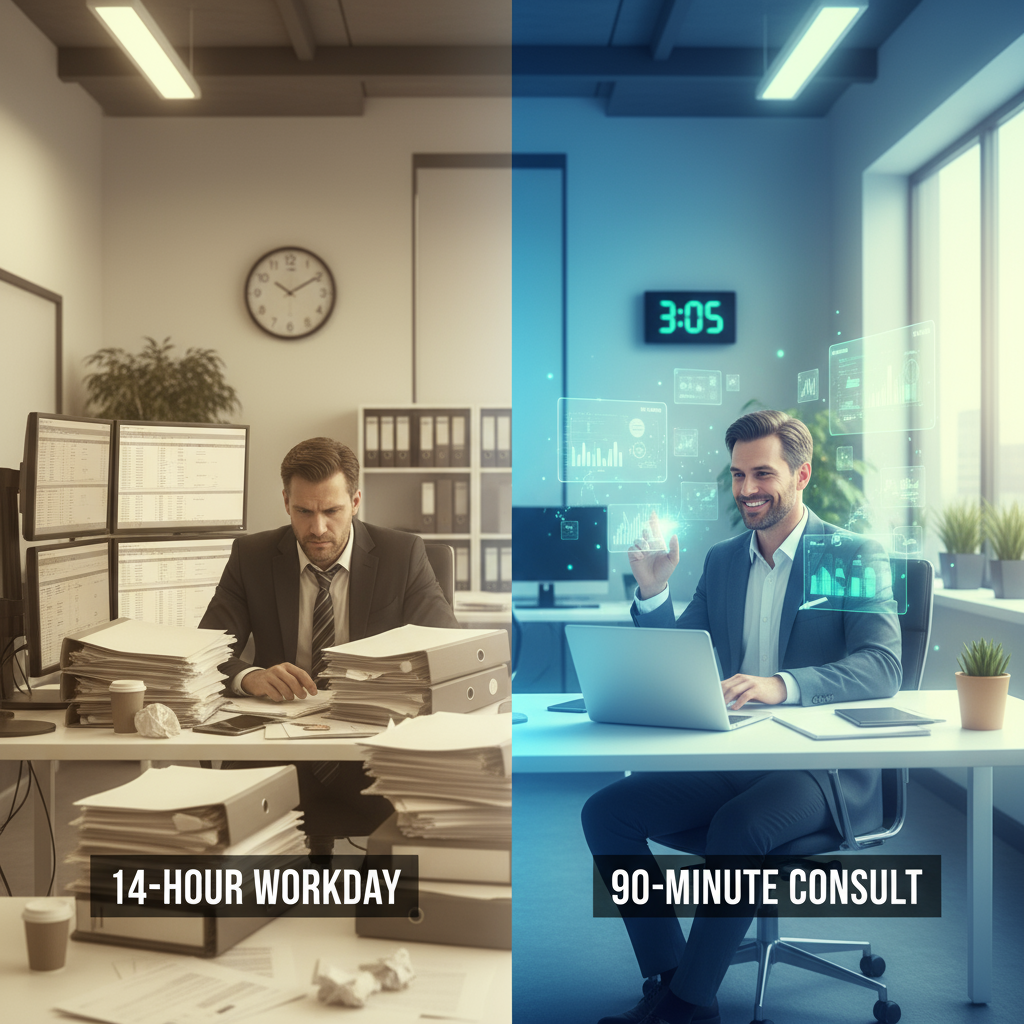 How Solo Insurance Consultants Are Delivering 14-Hour Coverage Gap Analyses in 90 Minutes While Doubling Client Capacity