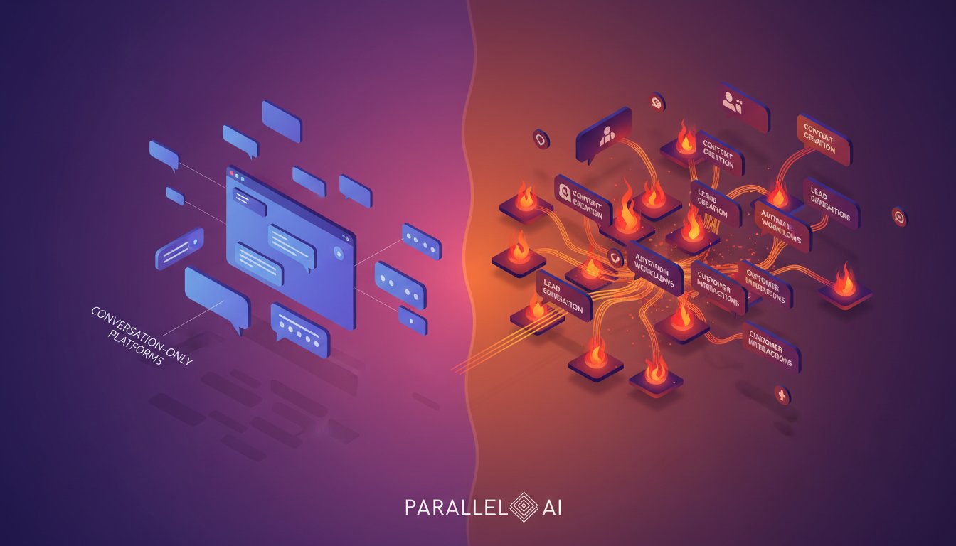 Voiceflow vs Parallel AI: Which Platform Delivers Complete Business Transformation for Agencies Beyond Conversation Design in 2025?