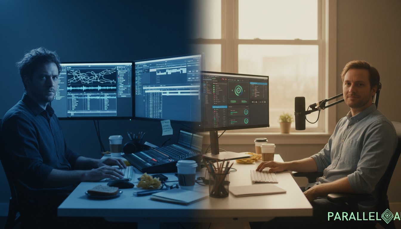 How Solo Podcast Producers Are Cutting 18-Hour Episode Workflows to 2.5 Hours Using White-Label AI (Without Losing the Audio Quality That Retains Premium Clients)