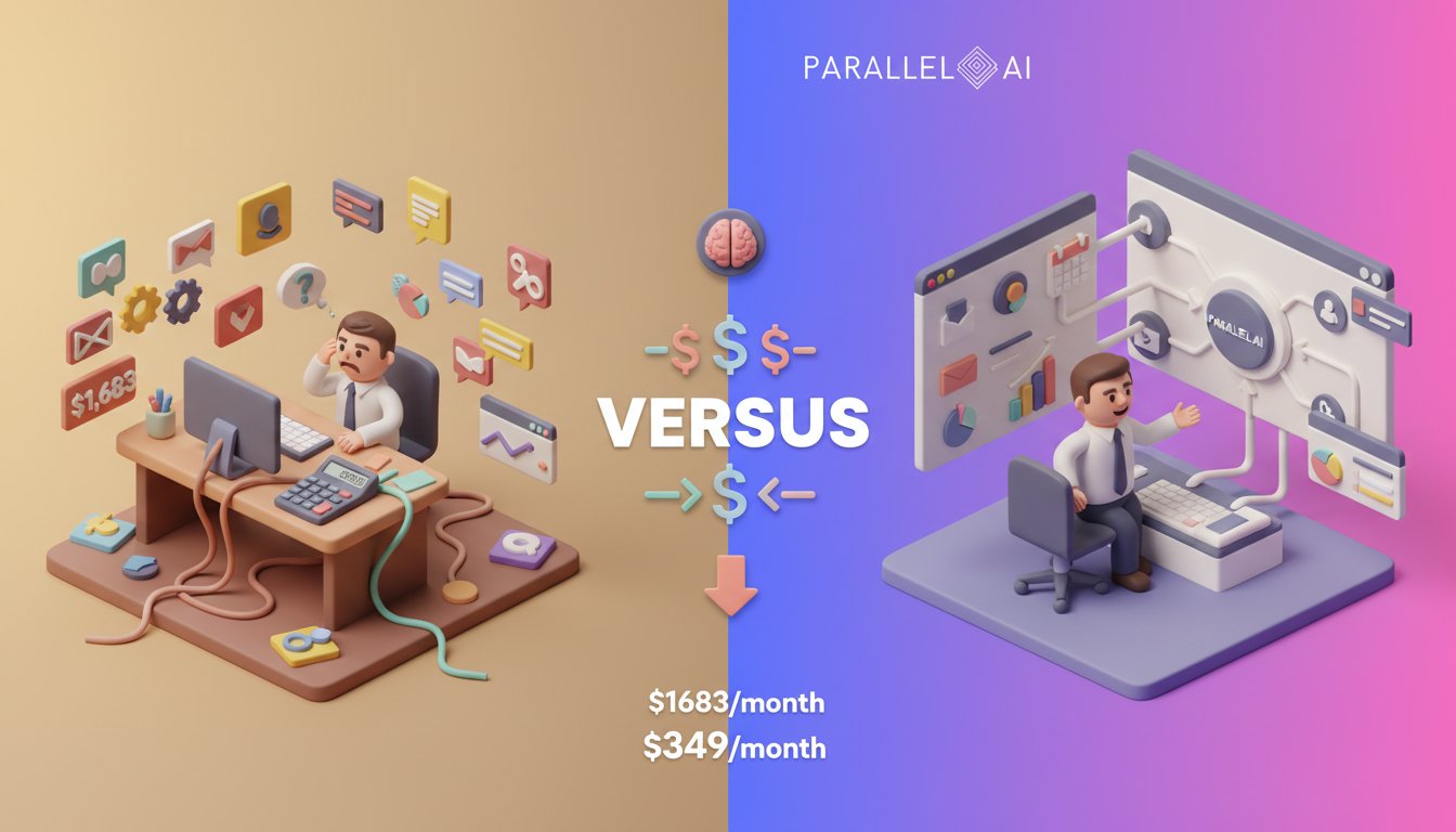 Landbot vs Parallel AI: Why Chatbot-Only Platforms Cost Agencies $20,164 Annually in Hidden Tool Fragmentation