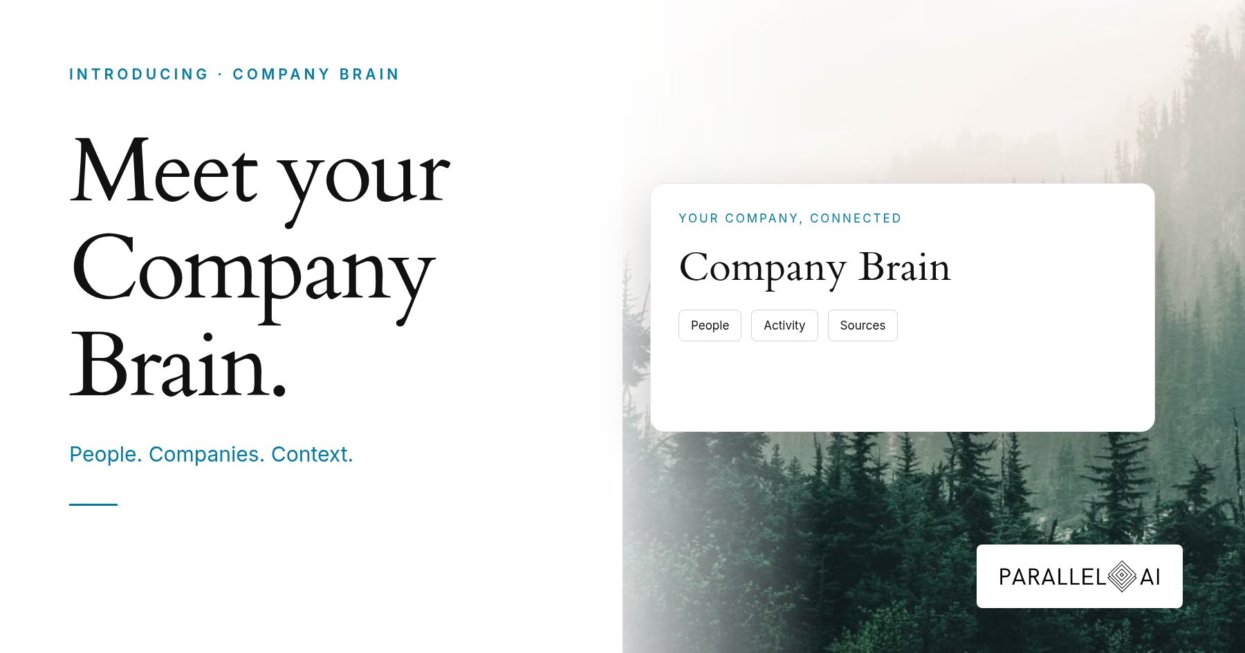 Introducing Company Brain