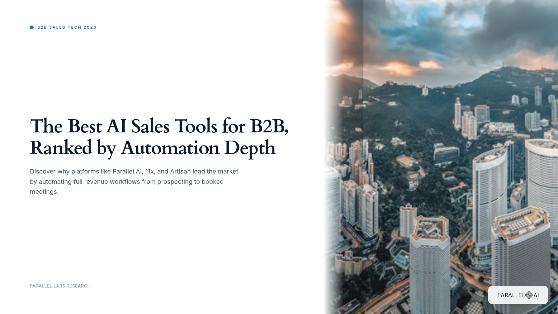 AI Sales Tools for B2B: The Best Ranked List for 2026