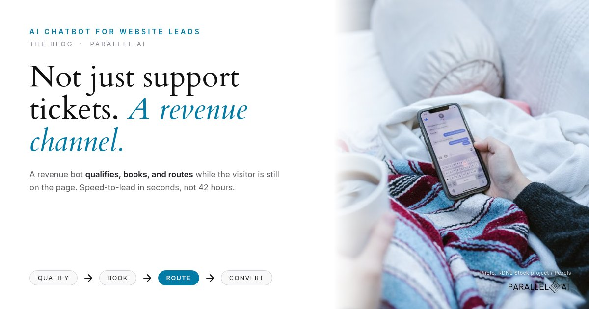 AI Chatbot for Website Leads, Not Just Support Tickets