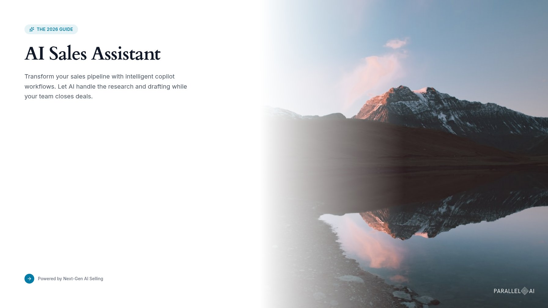 AI Sales Assistant: The 2026 Guide to AI-Powered Selling
