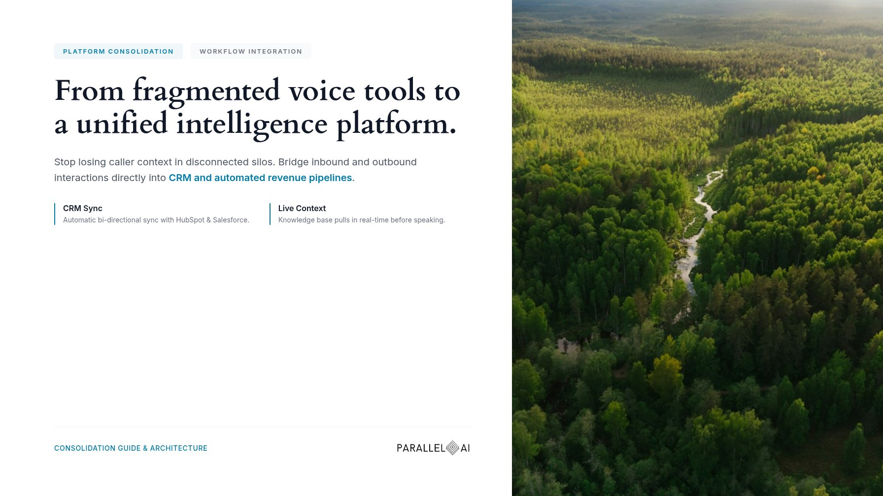 AI Voice Agent Platform: Replace Fragmented Call Tools