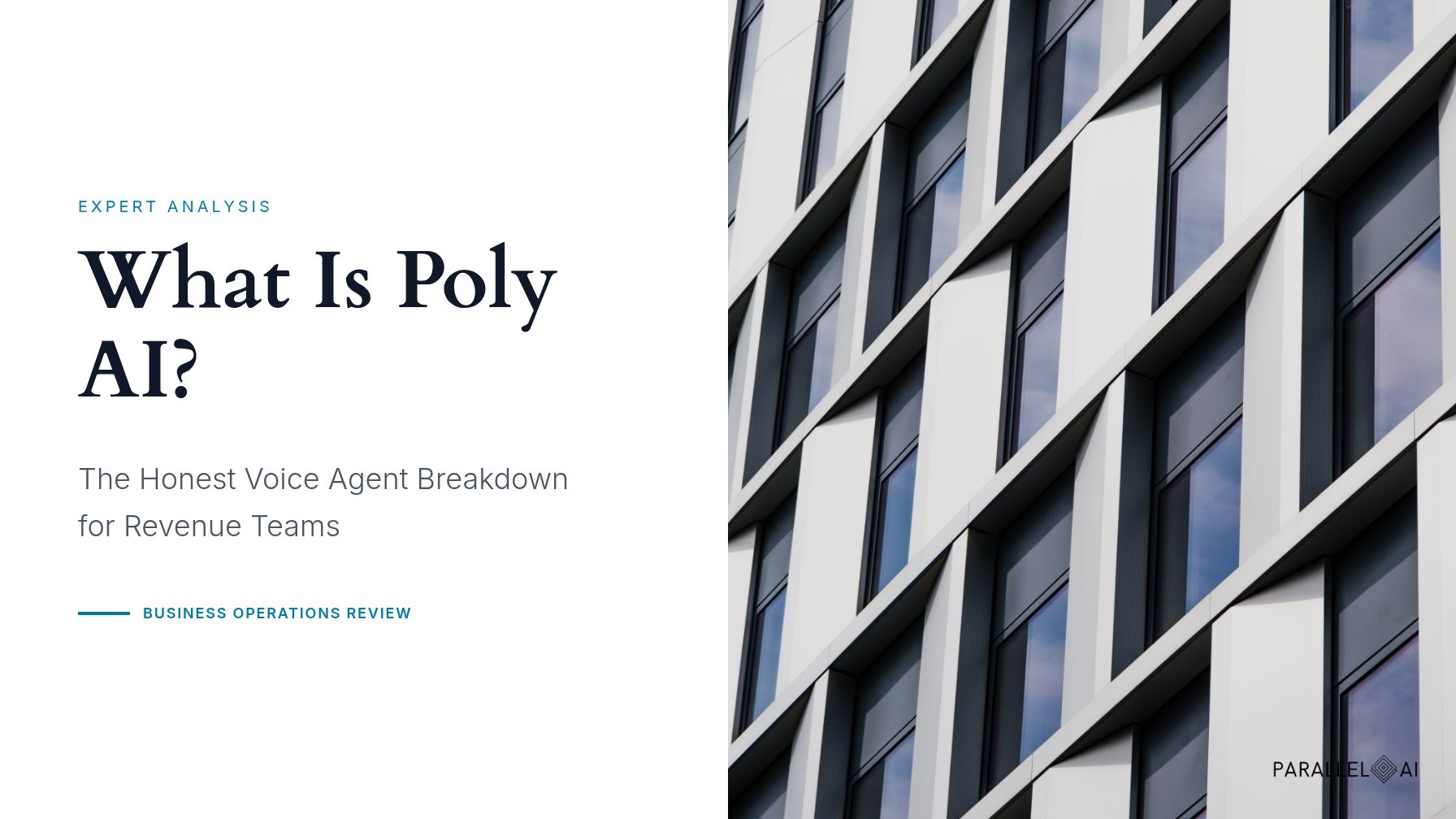 What Is Poly AI? The Honest Voice Agent Breakdown for Revenue Teams