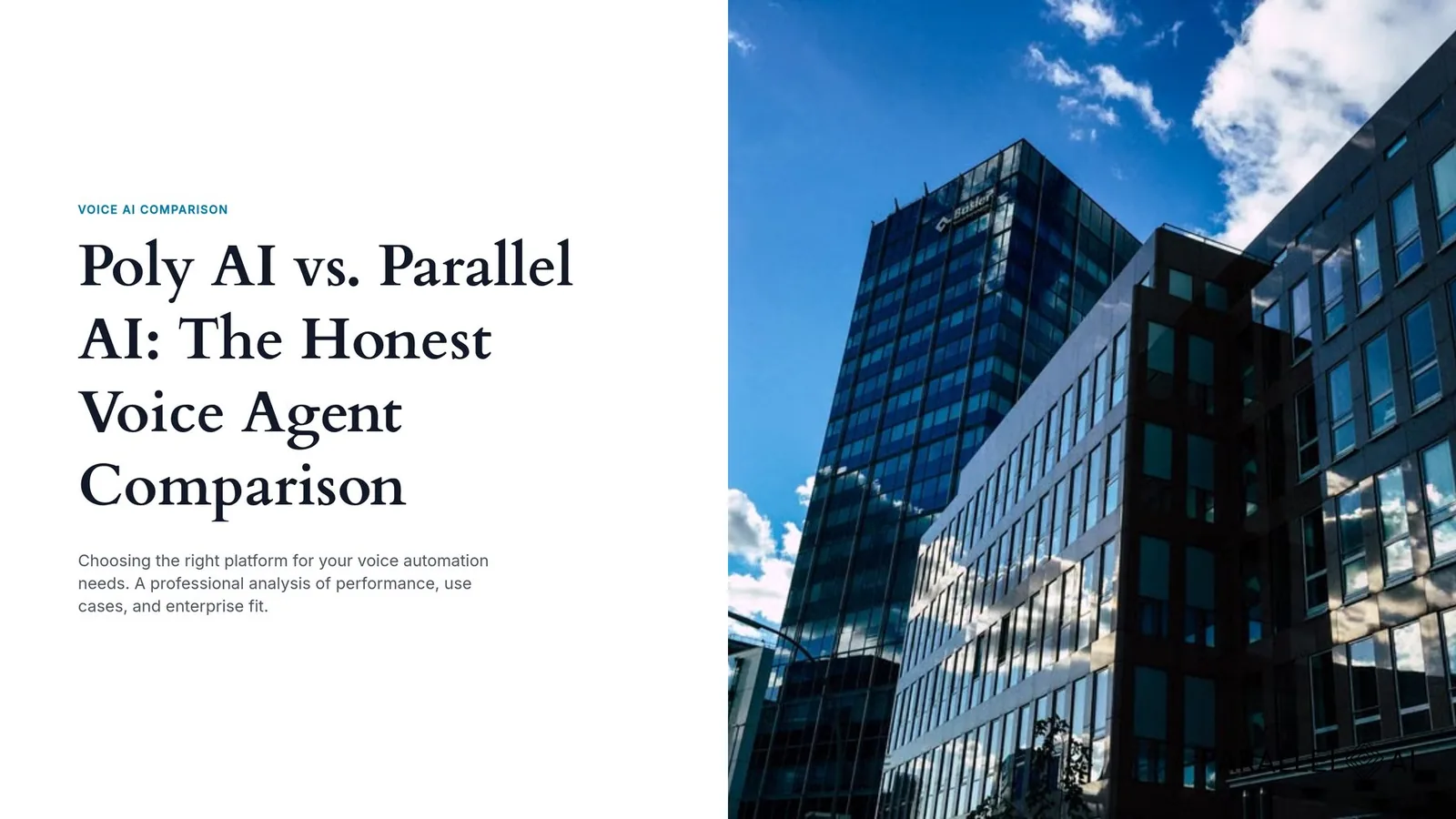 Poly AI vs Parallel AI: The Honest Voice Agent Comparison